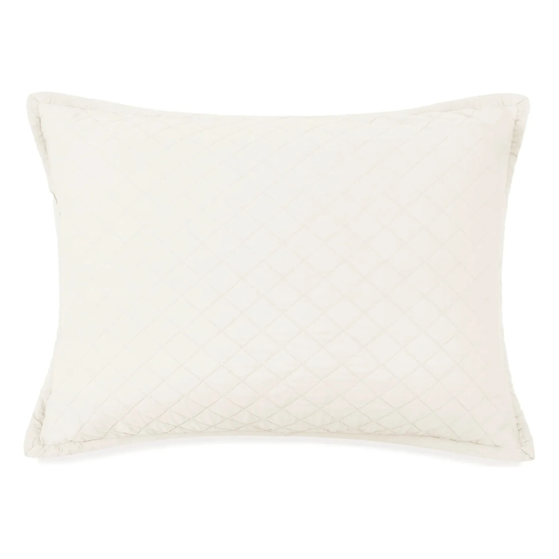 Pom Pom at Home Monaco Ivory Bamboo Sateen Big Pillow with Insert ~ 28 x 36 - Image 2
