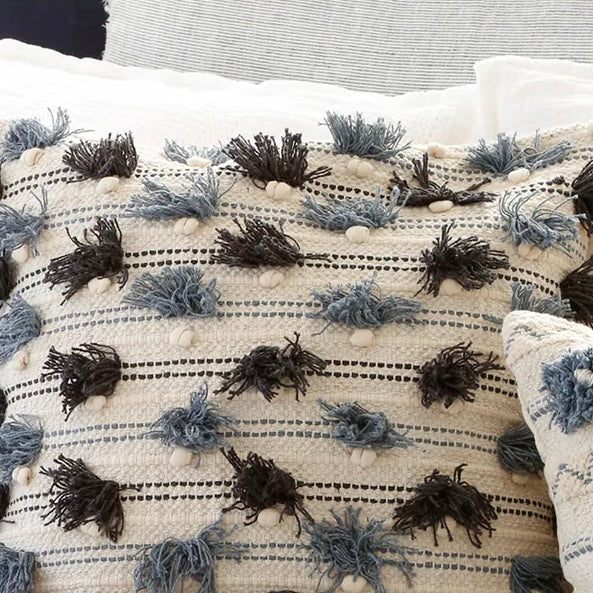 Pom Pom at Home Pippa Hand Woven Pillow with Insert  ~ 20 x 20 - Image 5