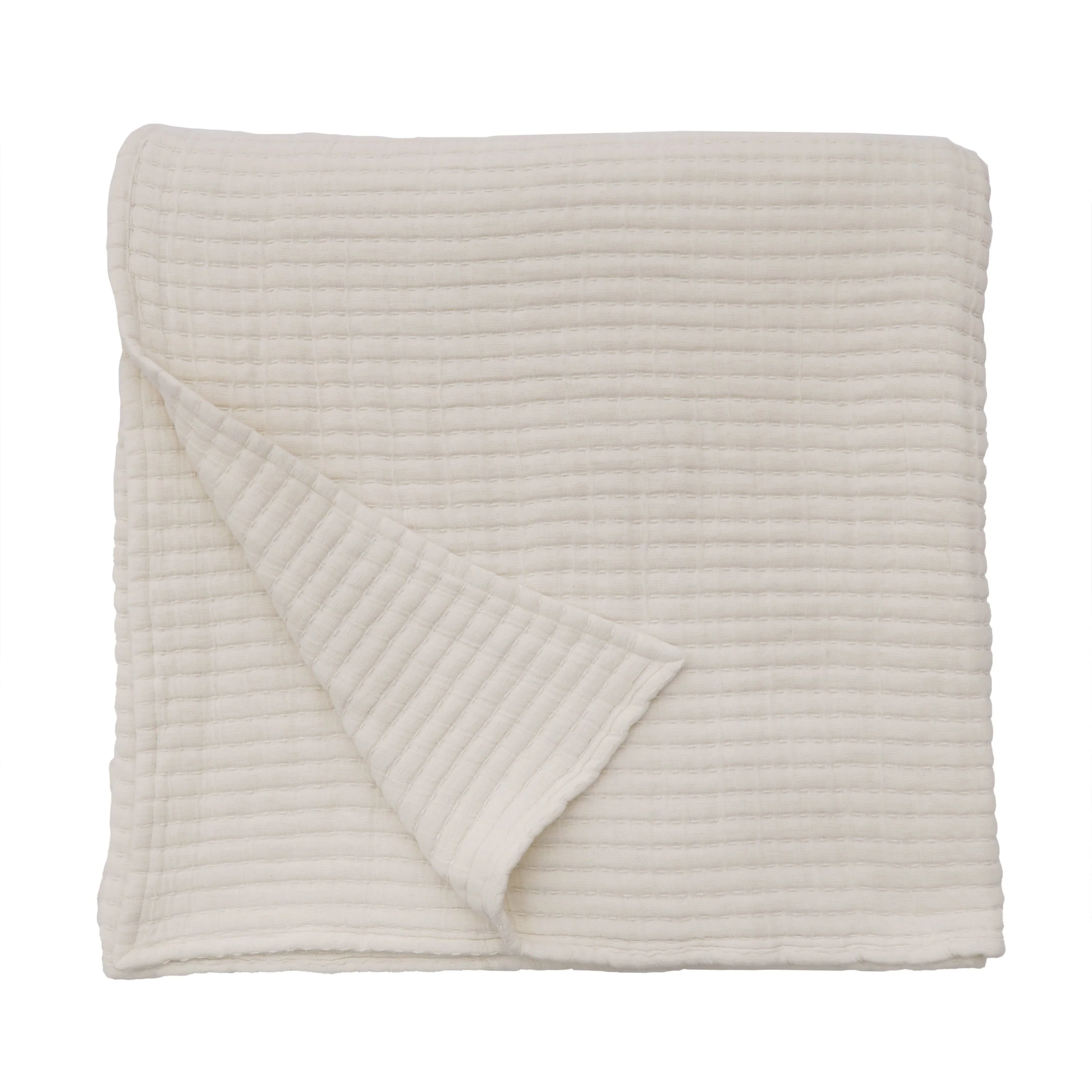 Pom Pom at Home Vancouver Cream Coverlet and Pillow Shams ~ Available in Twin, Queen and King Sizes - Image 4