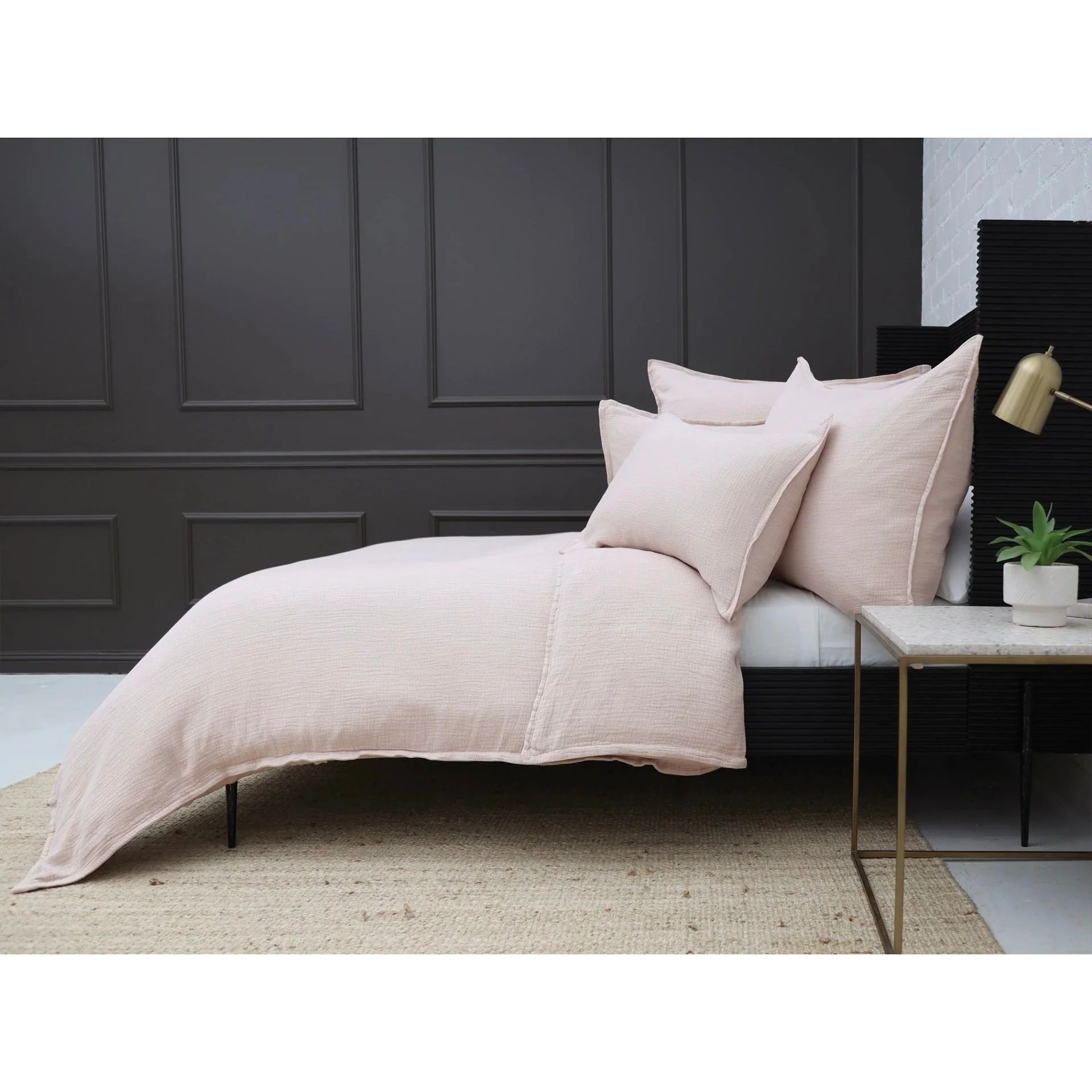 Pom Pom at Home Waverly Blush Big Pillow with Insert  ~ 28 x 36 - Image 2