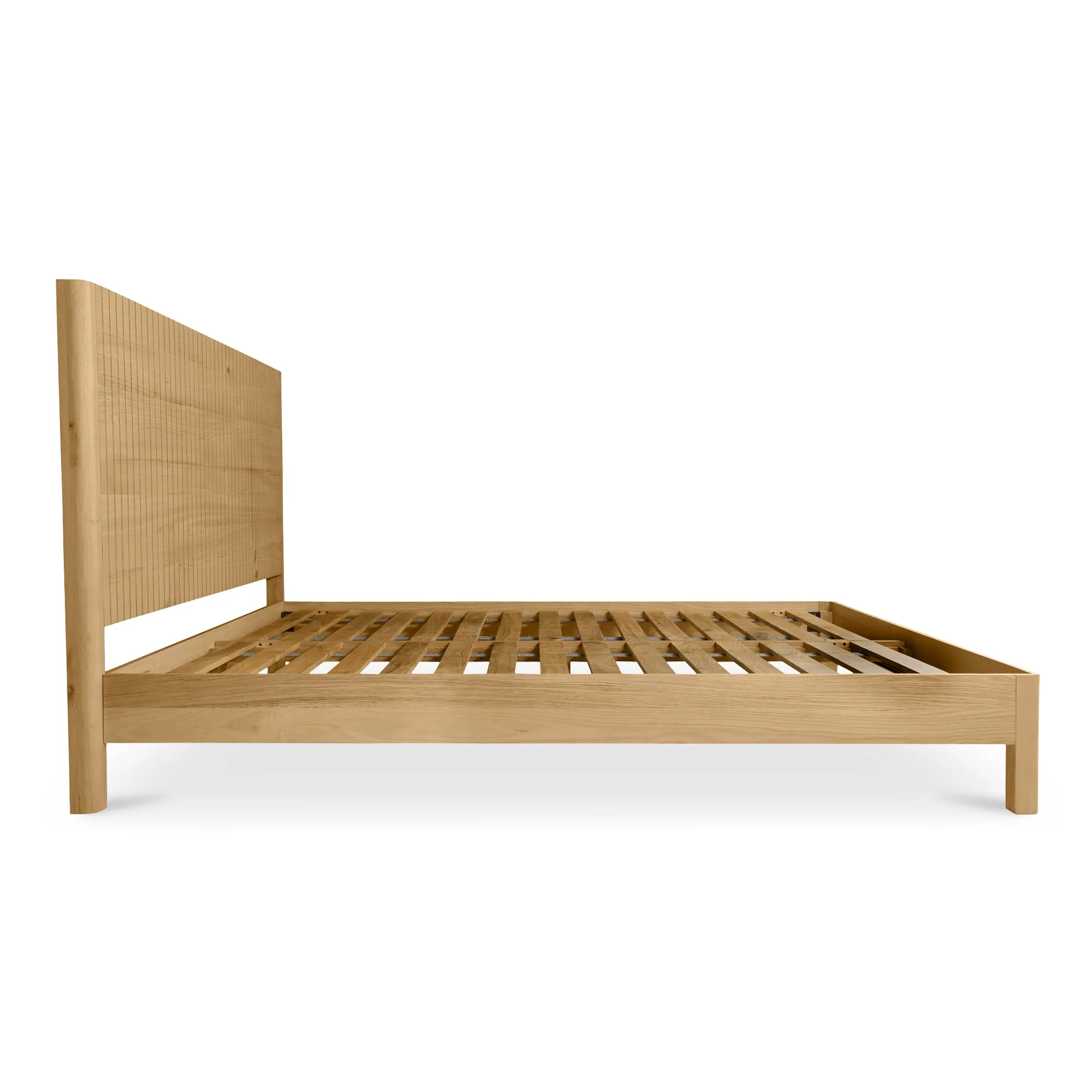 Moe's Home Collection Povera Natural Oak King Bed - Image 4