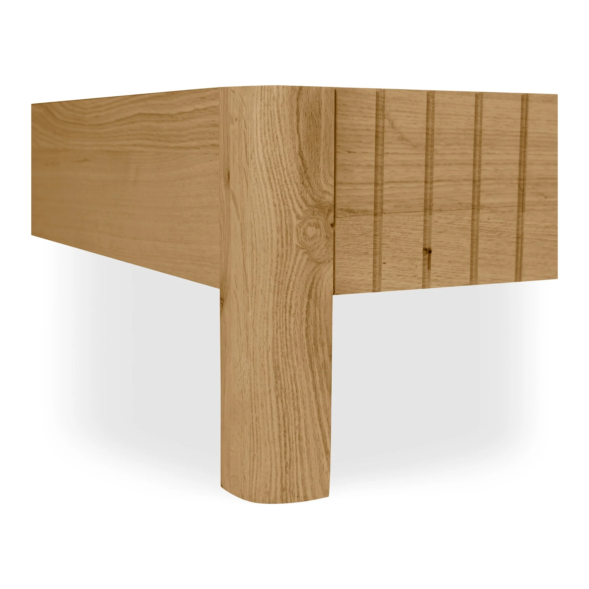 Moe's Home Collection Povera Natural Oak King Bed - Image 8