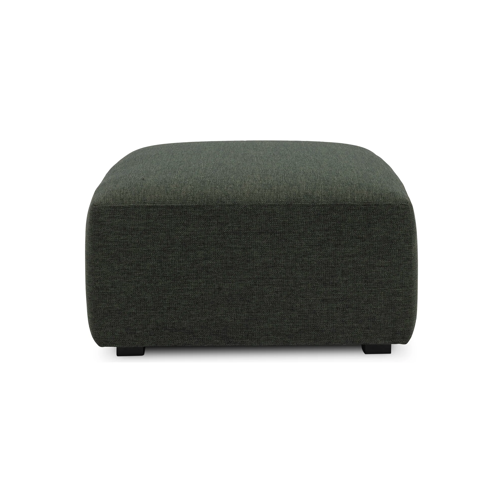 Moe’s Home Collection Romy Dark Green Ottoman - Image 4