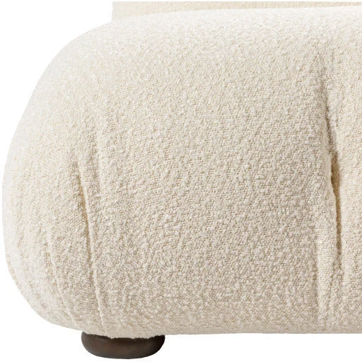 Surya Rouen Modern Tufted Cream Boucle Modular Chair - Image 11
