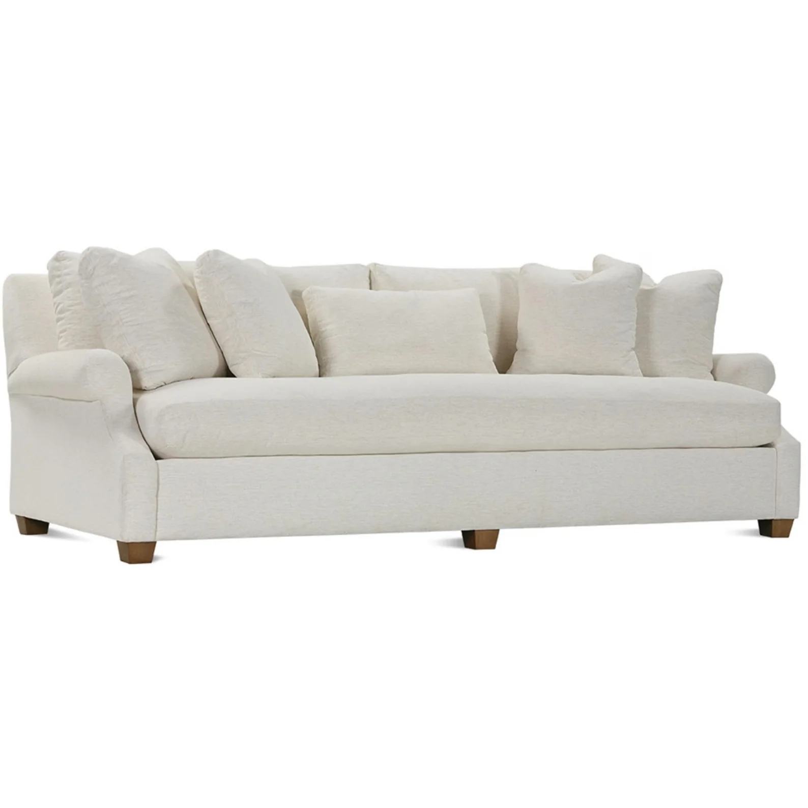 Rowe Furniture Bristol Bench Cushion Sofa in Nomad Snow Fabric ~ Express Collection - Image 2