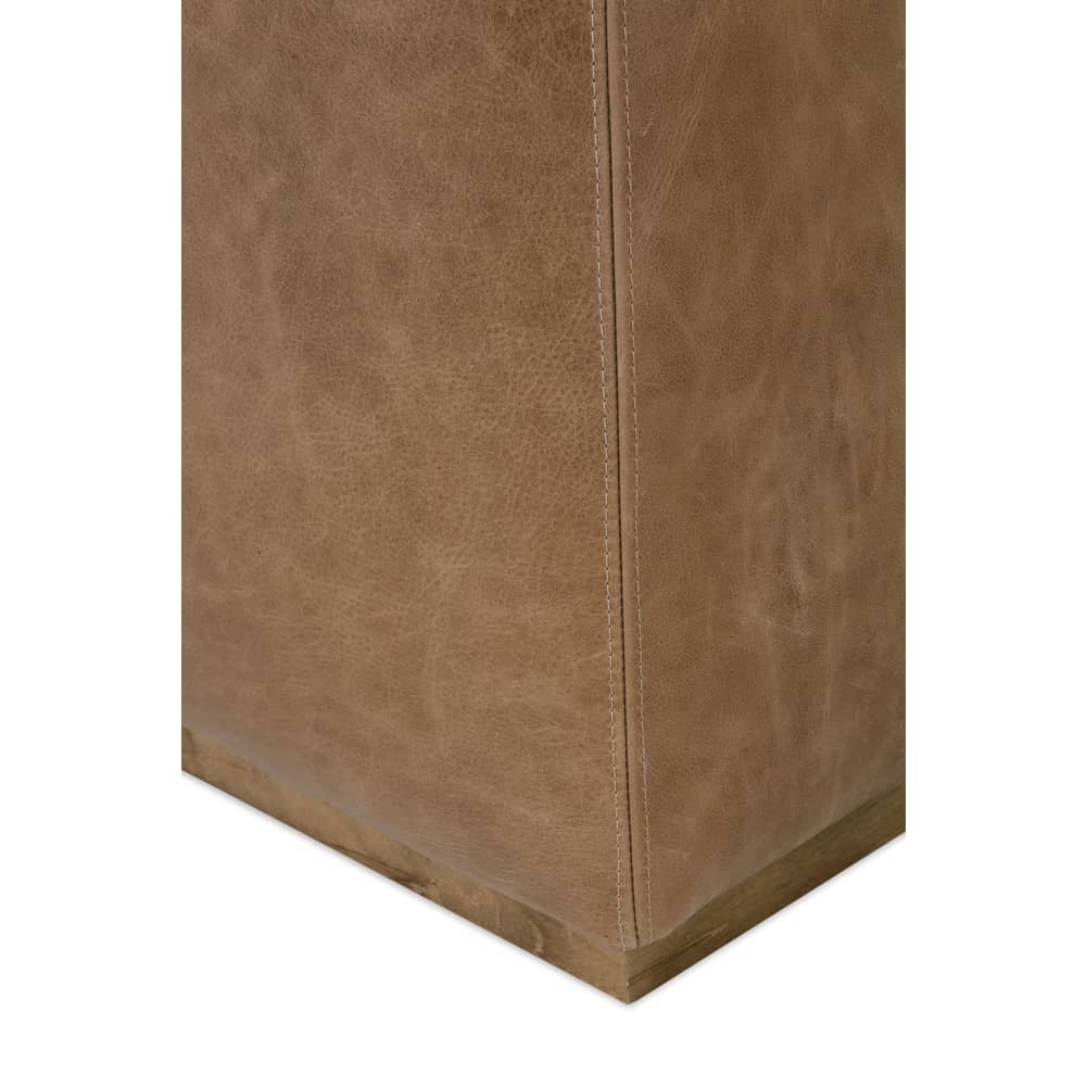 Rowe Furniture Dena Leather Cube Accent Ottoman ~ Available To Custom Order In 13 Different Leathers - Image 5