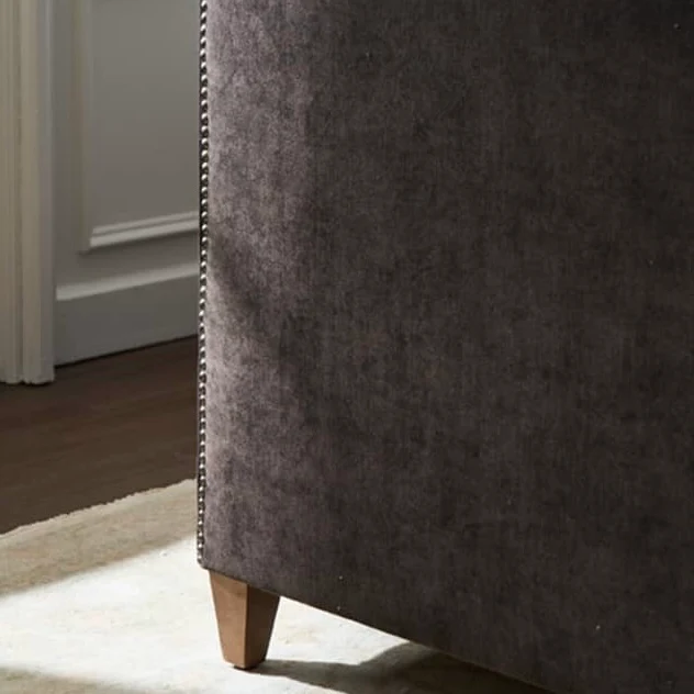 Rowe Furniture Glenwood 62" High Queen Size Upholstered Bed with Welt Trim~ Available To Custom Order In All Fabrics - Image 6