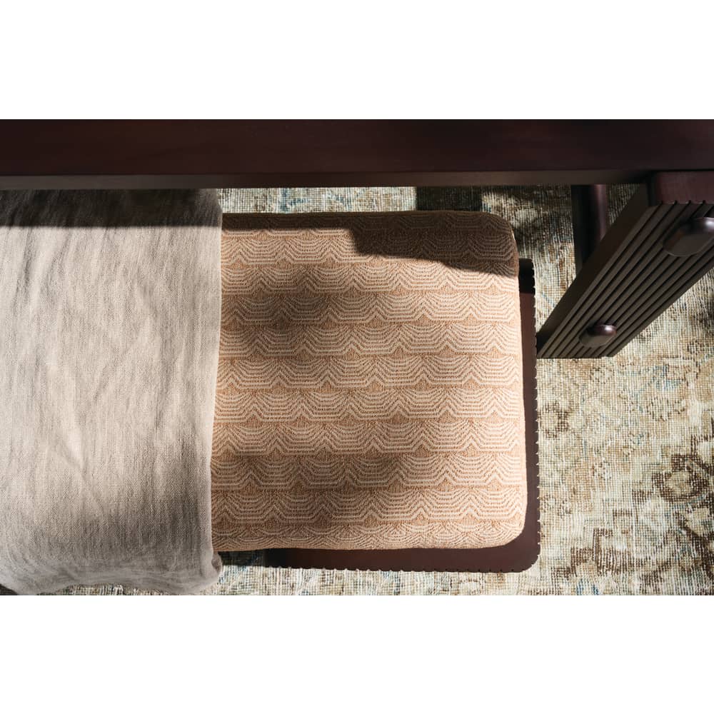Rowe Furniture Kindred Rectangle Bench ~ Sesame or Godiva Finish ~ Available To Custom Order In All Fabrics - Image 7