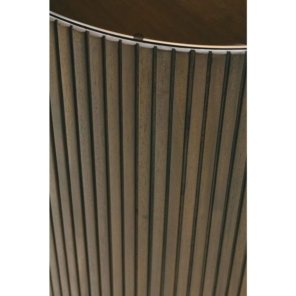 Rowe Furniture Kindred Round End Table ~ Godiva Finish - Image 3