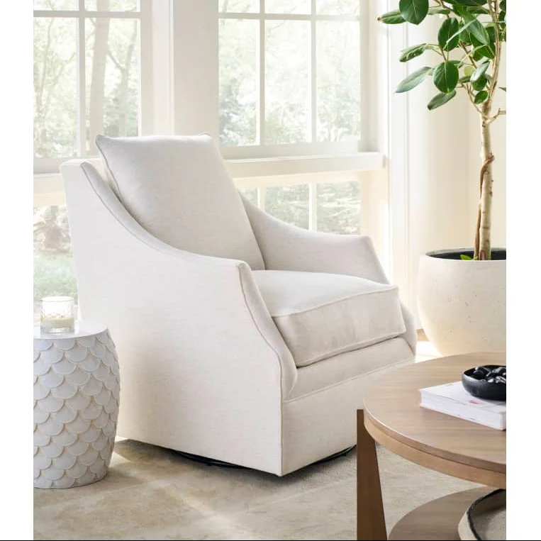 Rowe Furniture Kori Upholstered Swivel Chair ~ Available In Swivel Glider and to Custom Order In All Fabrics