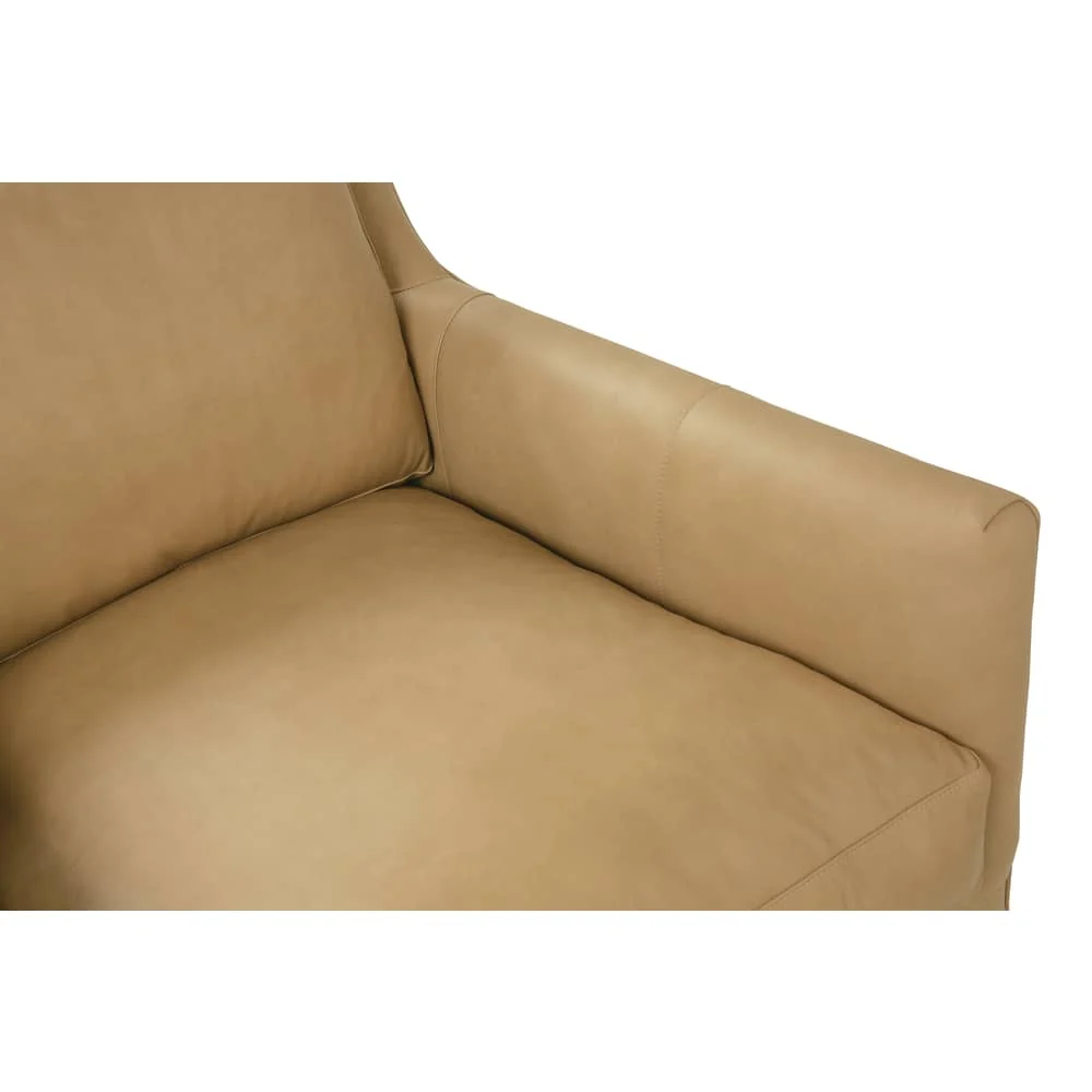 Rowe Furniture Madeline Leather Swivel Chair ~ Available To Custom Order in All Leathers - Image 13