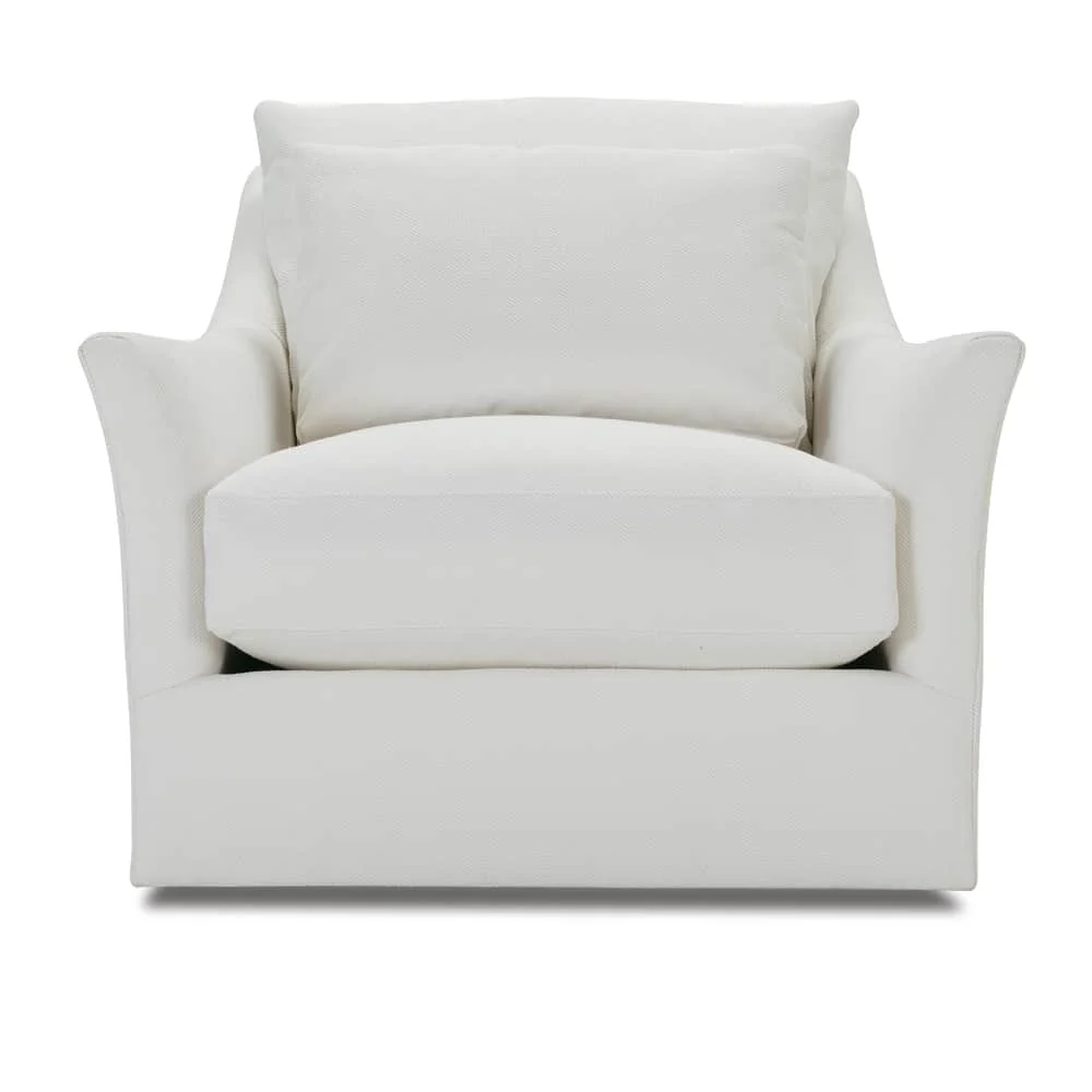 Rowe Furniture Moreau Upholstered Swivel Chair ~ Available To Custom Order In All Fabrics