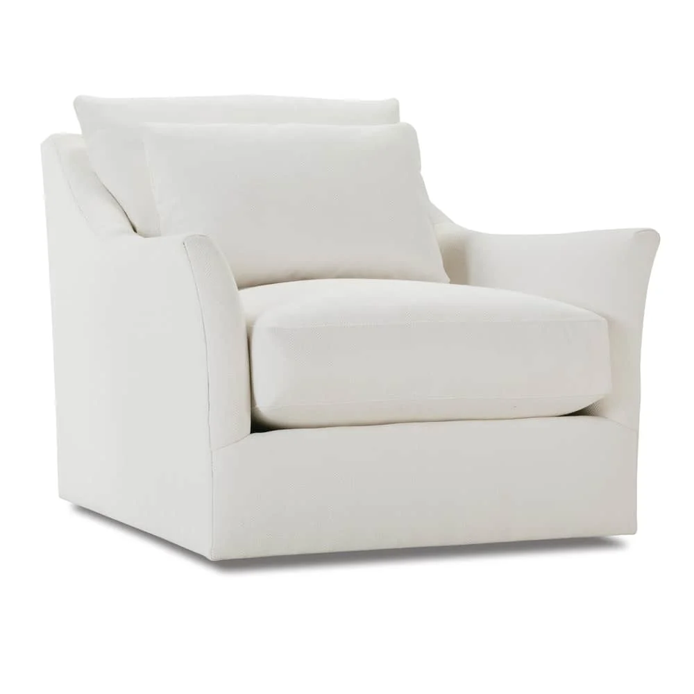 Rowe Furniture Moreau Upholstered Swivel Chair ~ Available To Custom Order In All Fabrics - Image 2