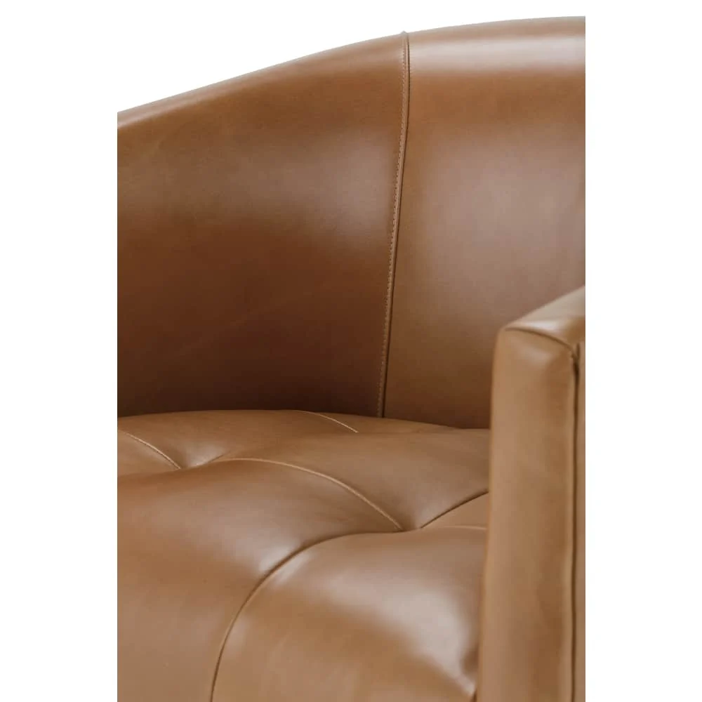 Rowe Furniture Pate Leather Swivel Chair ~ Available To Custom Order In All Leathers - Image 14