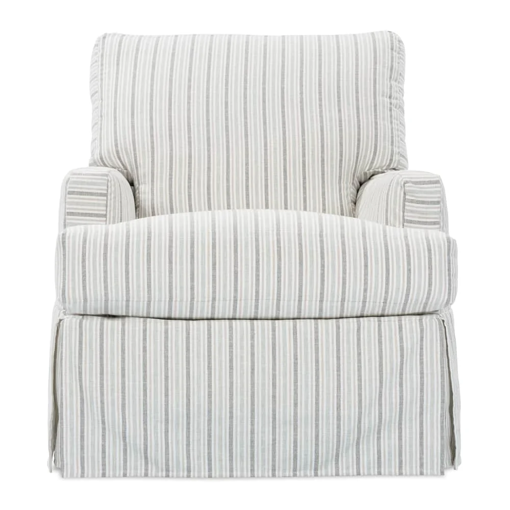 Rowe Furniture Sadie Slipcovered Swivel Glider Chair ~ Available in 2 Sizes and To Custom Order in All Fabrics - Image 3