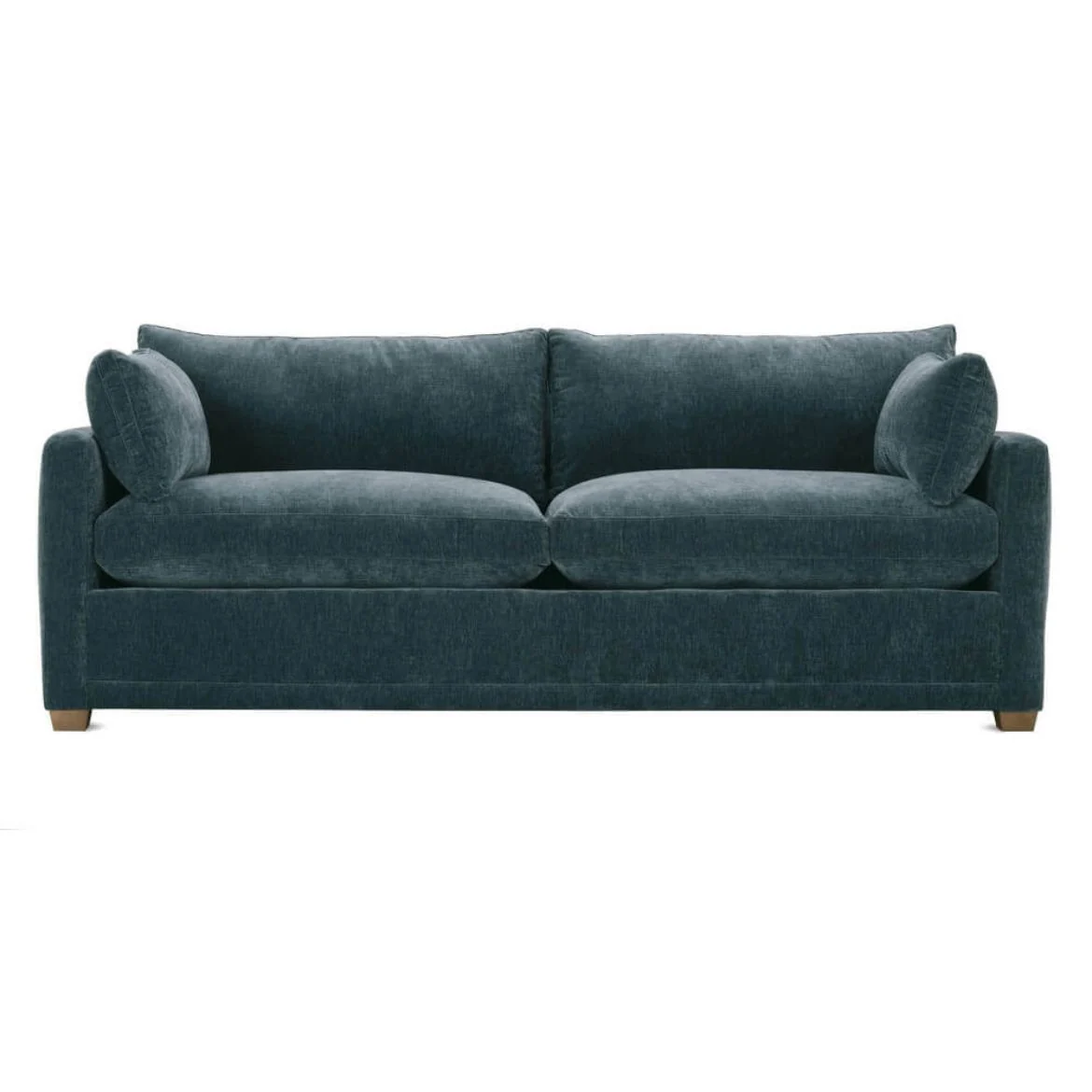 Rowe Furniture Sylvie Federal Blue Chenille 88” Sofa ~ Express Collection - Image 4