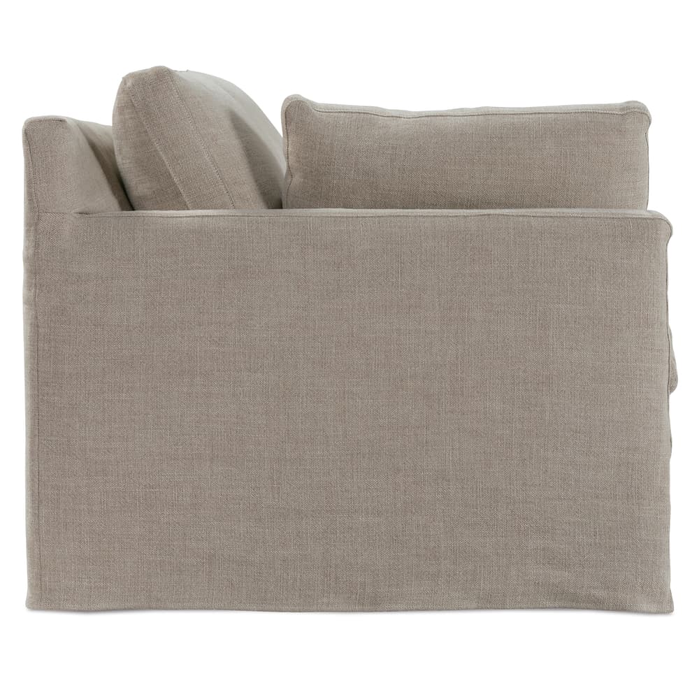 Rowe Furniture Sylvie Slipcovered Loveseat with Bench Cushion Seat - Image 12