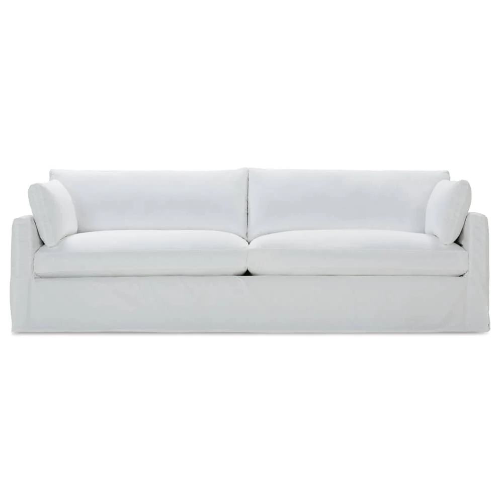 Rowe Furniture Sylvie Slipcovered Sofa with 2-Cushion Seat ~ Available in Standard and Deep Seat Depths - Image 3