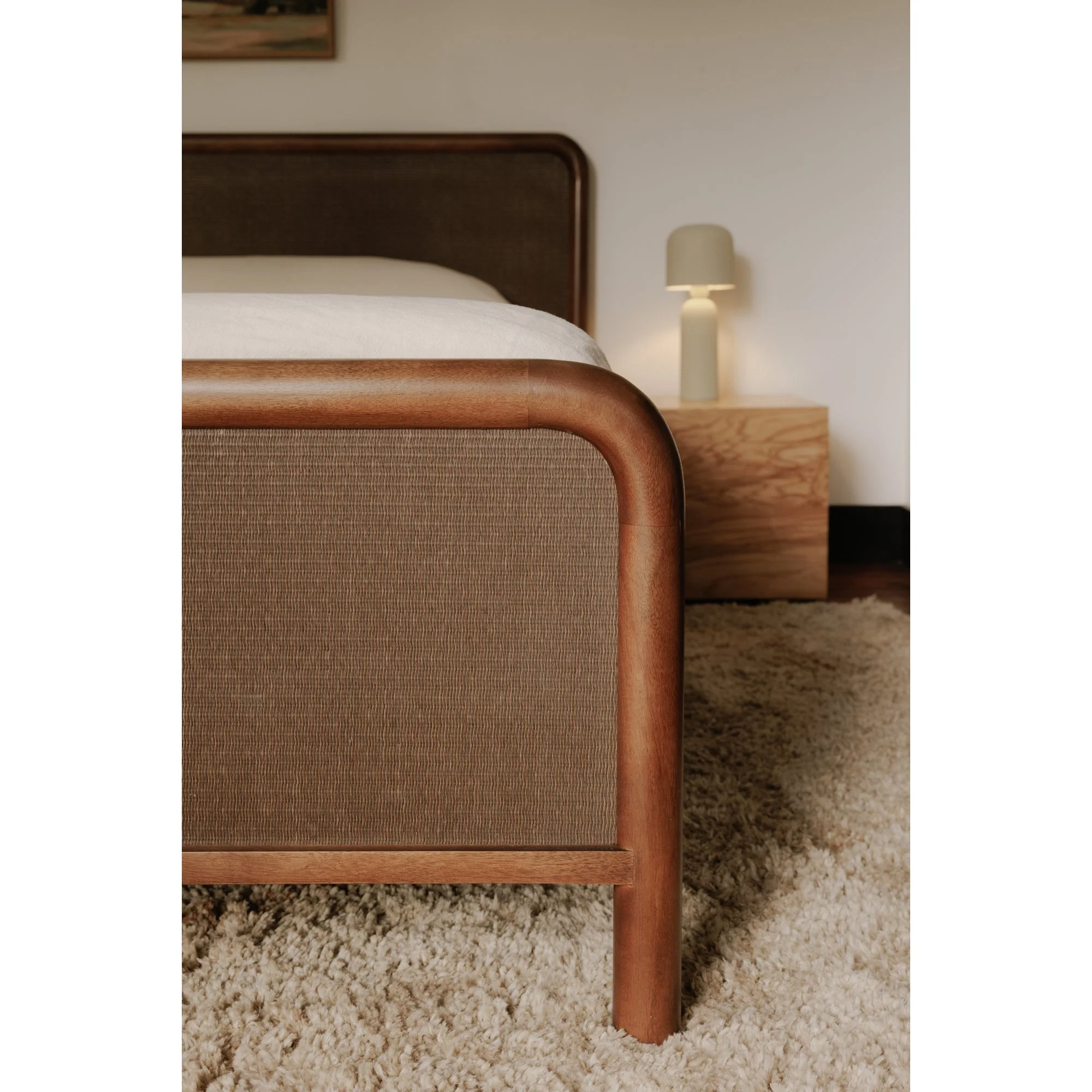 Moe's Home Collection Rye Warm Brown Queen Bed - Image 10