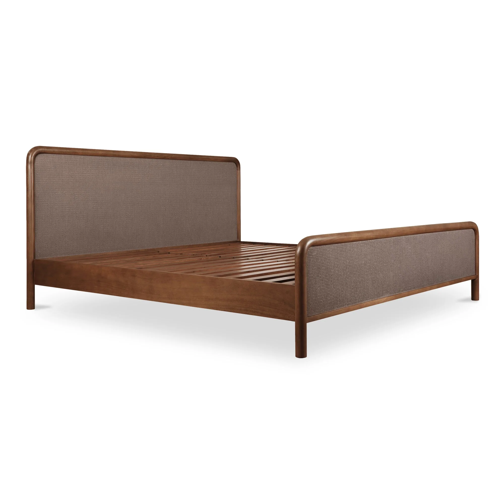 Moe's Home Collection Rye Warm Brown Queen Bed - Image 4