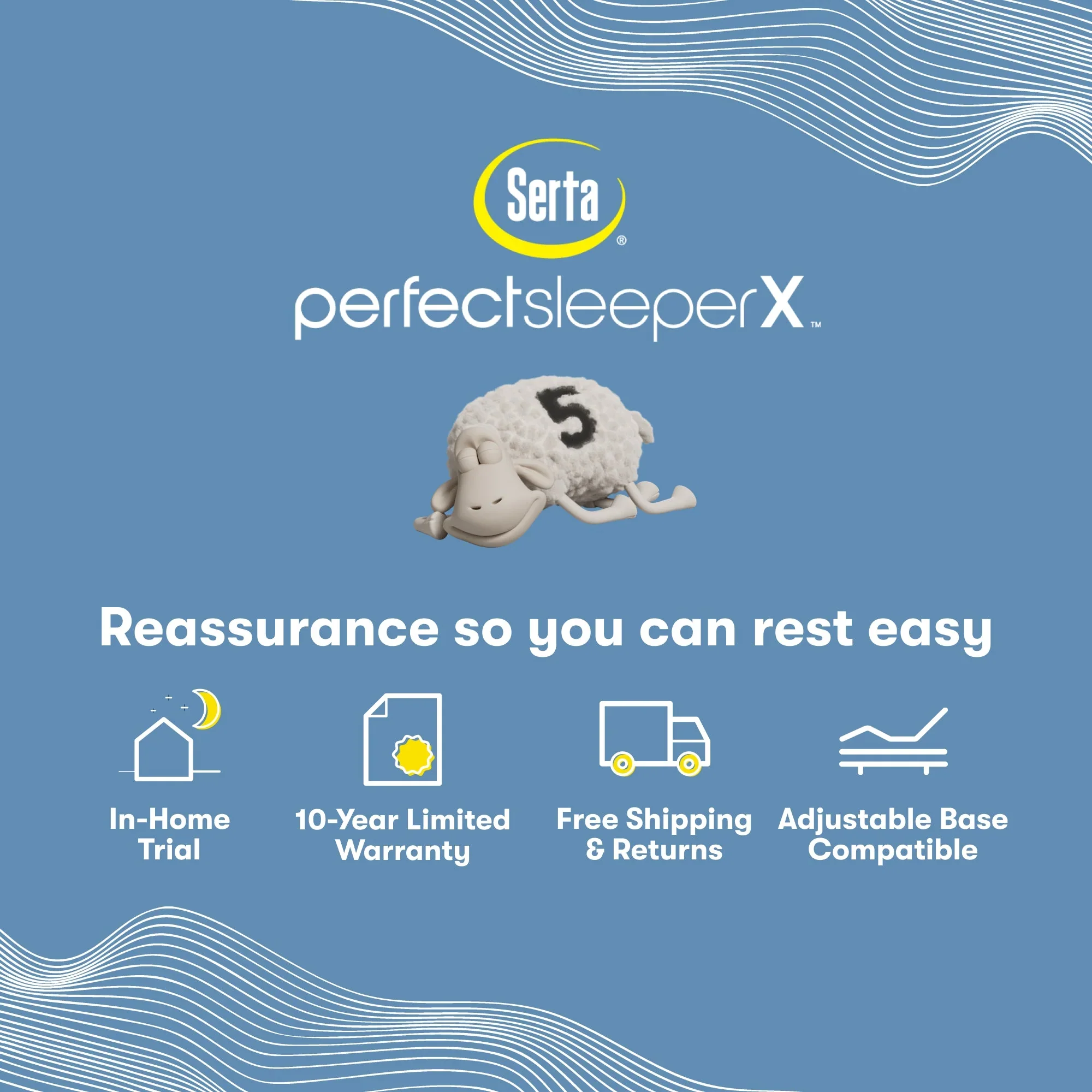 Serta Perfect Sleeper X Quilted Hybrid Lexton Mattress Level One Medium Pillow Top ~ Available in Twin XL, Full, Queen, King and Cal King Sizes - Image 8