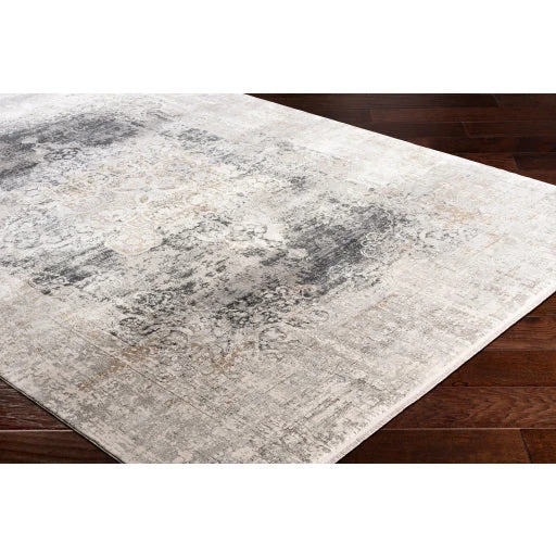 Surya Rugs Solar Collection Black, Gray, Charcoal, Saffron & White Area Rug SOR-2305 - Image 6
