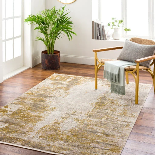 Surya Rugs Solar Collection Ivory, Brown, Tan, Mustard, Beige & Light Gray Area Rug SOR-2322 - Image 2