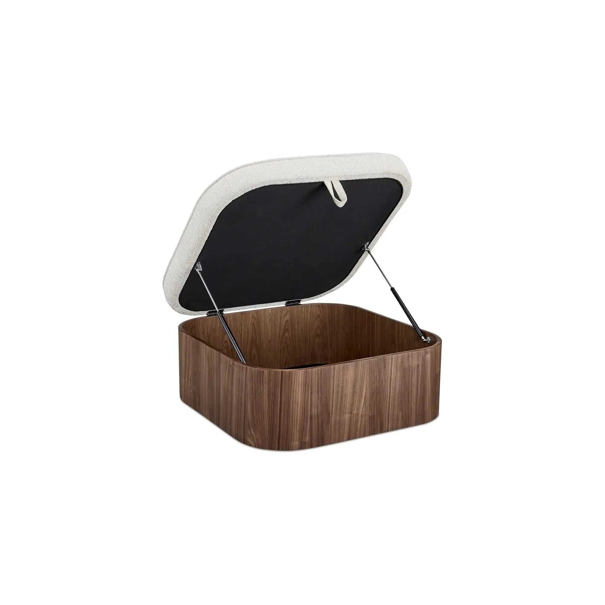 Moe’s Home Collection Sonny Flecked Oat Storage Ottoman - Image 7
