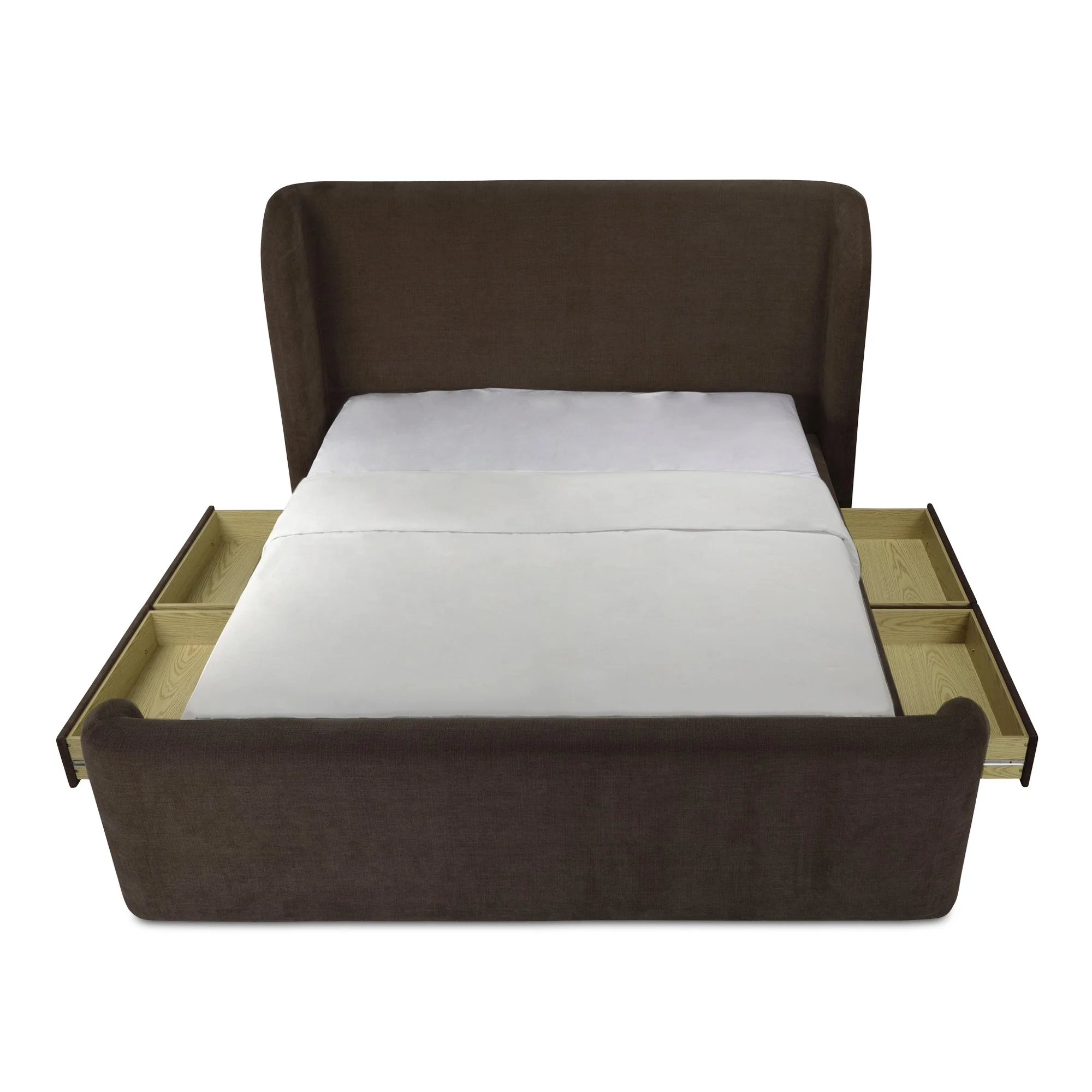 Moe's Home Collection Sophia Brown Queen Bed - Image 9