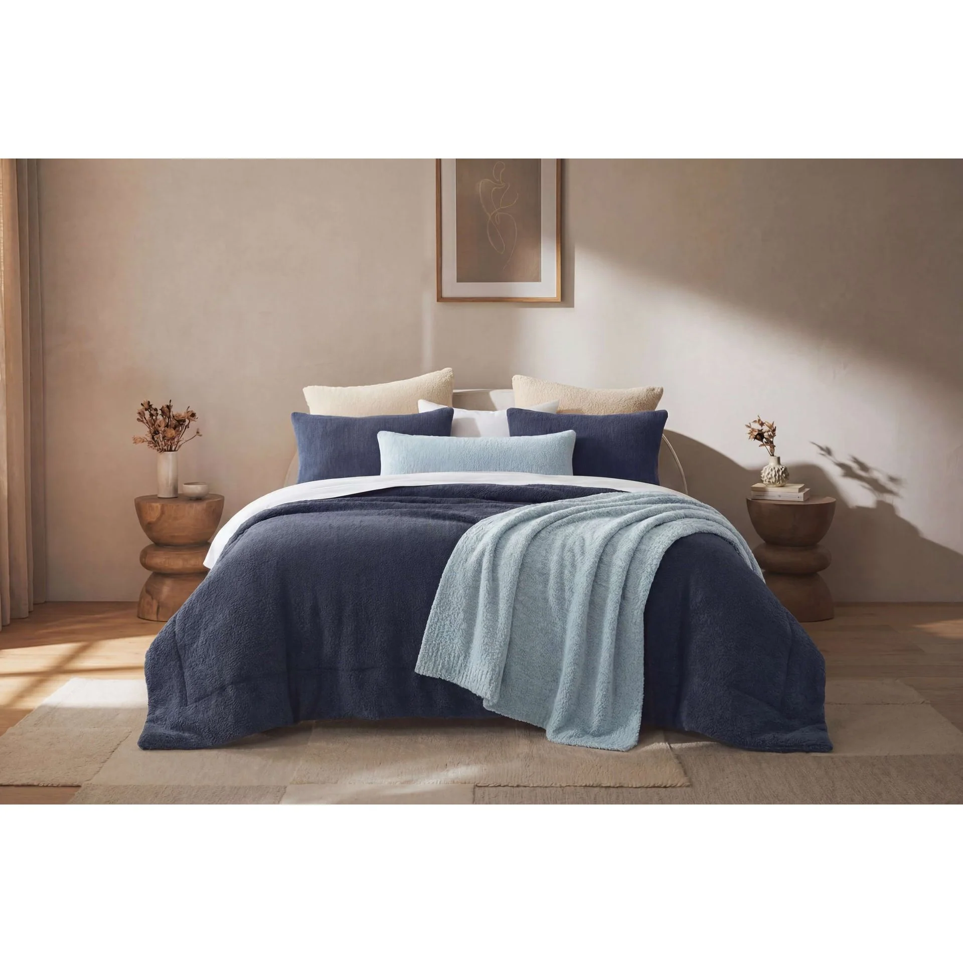 Sunday Citizen Snug Throw in Misty Blue ~ 75 x 52 - Image 2