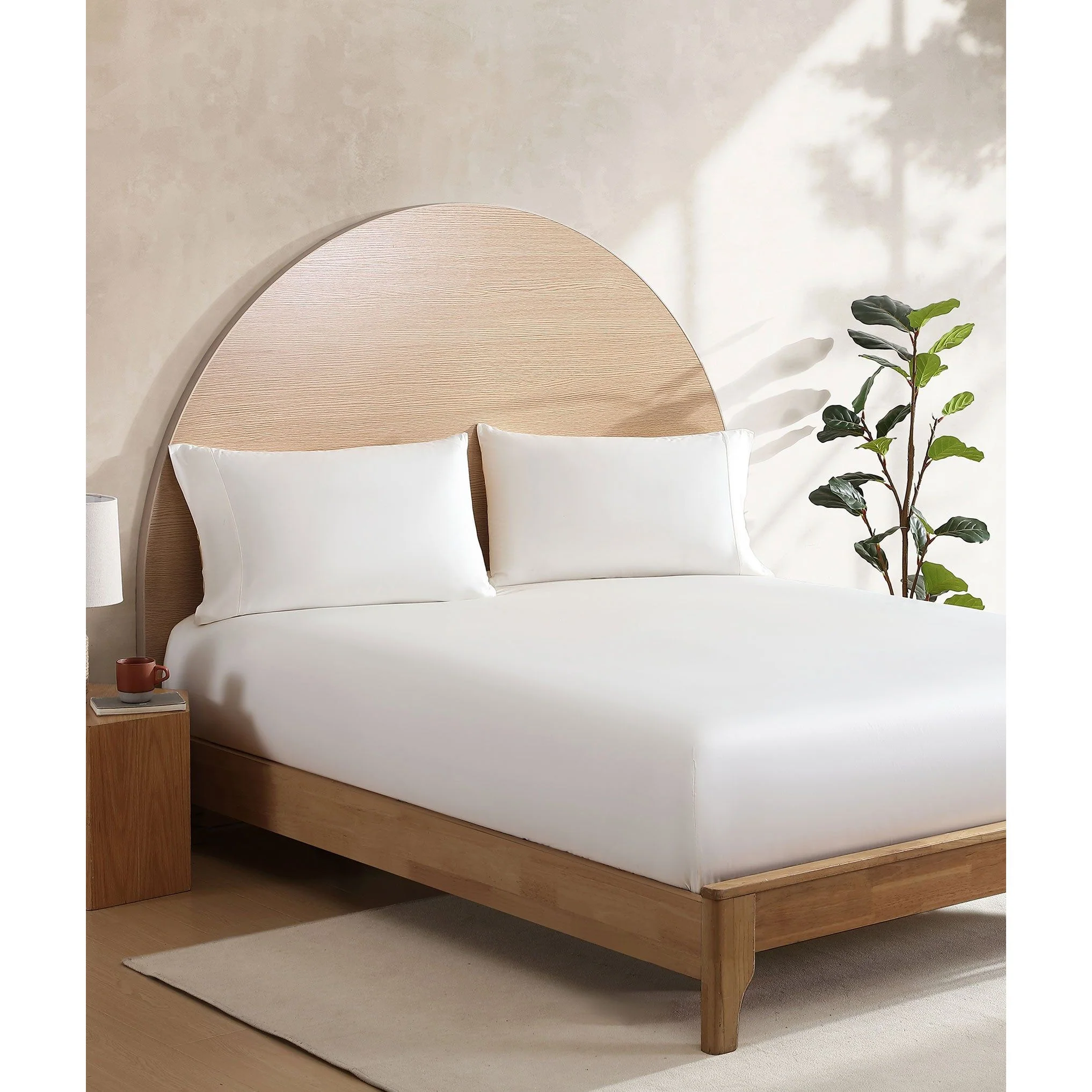 Sunday Citizen Natural Premium Bamboo Fitted Sheet in Off White ~ Available in King and Queen Sizes - Image 5