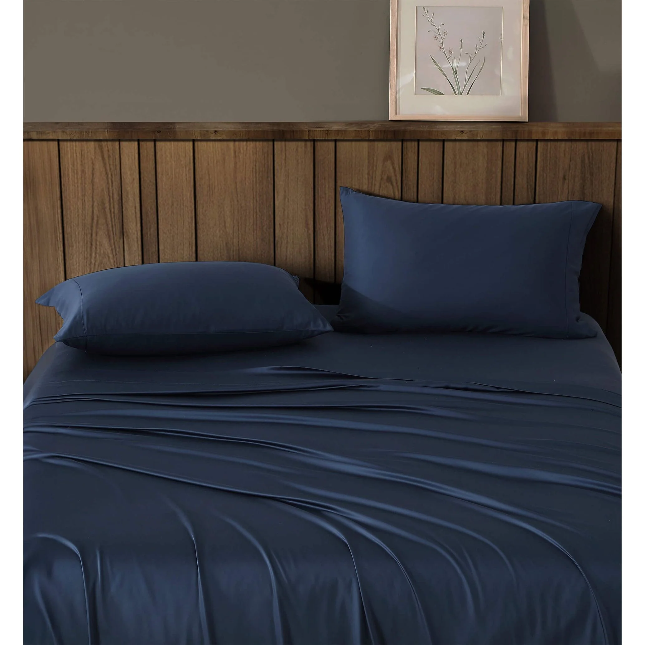 Sunday Citizen Natural Premium Bamboo Top Sheet in Midnight ~ Available in King and Queen Sizes - Image 2