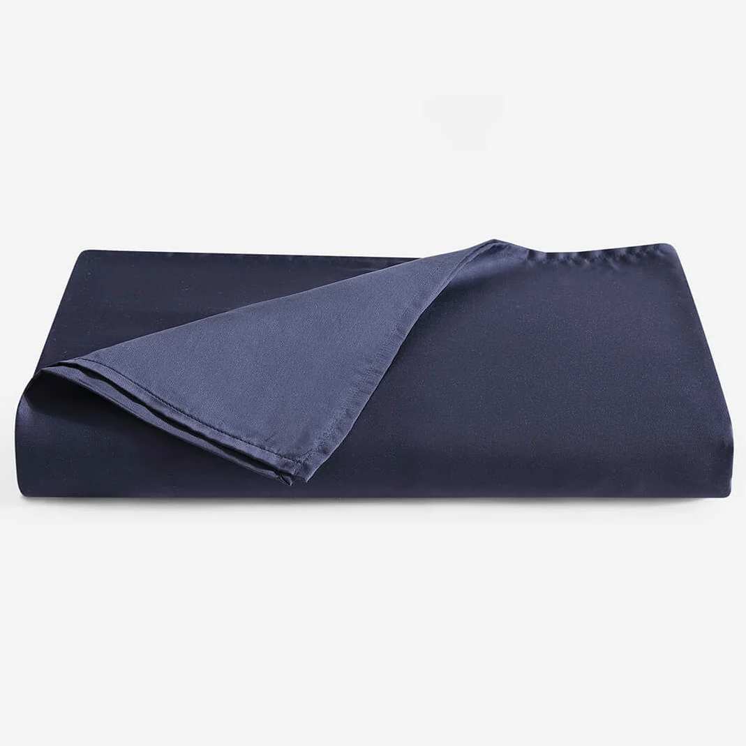 Sunday Citizen Silky Lyocell Top Sheet in Baritone Blue ~ Available in King and Queen Sizes