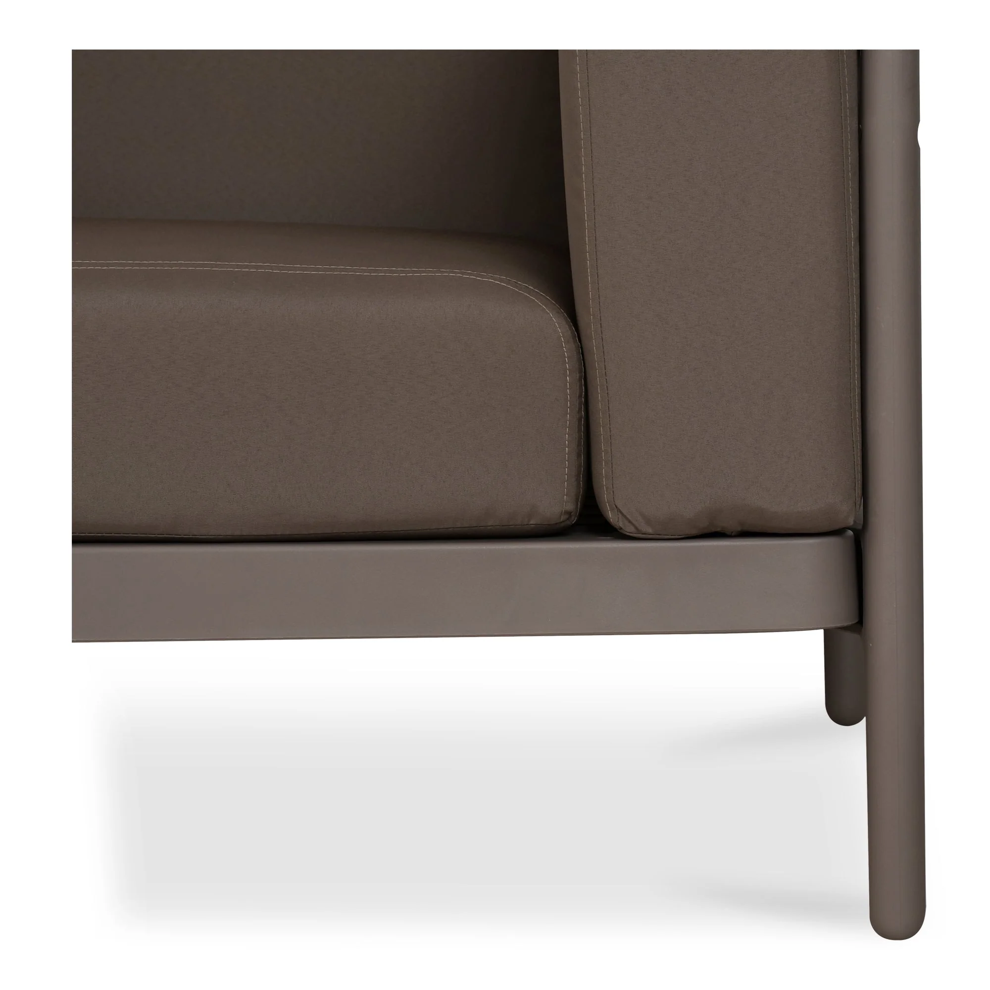 Moe's Home Collection Suri Red Outdoor 3-Seat Sofa - Image 8