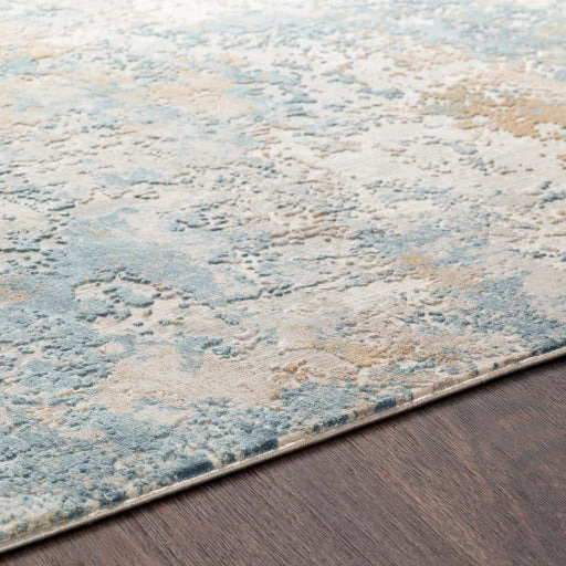 Surya Rugs Aisha Collection Light Blue, Mustard, Light Gray & Off White Area Rug AIS-2302 - Image 6