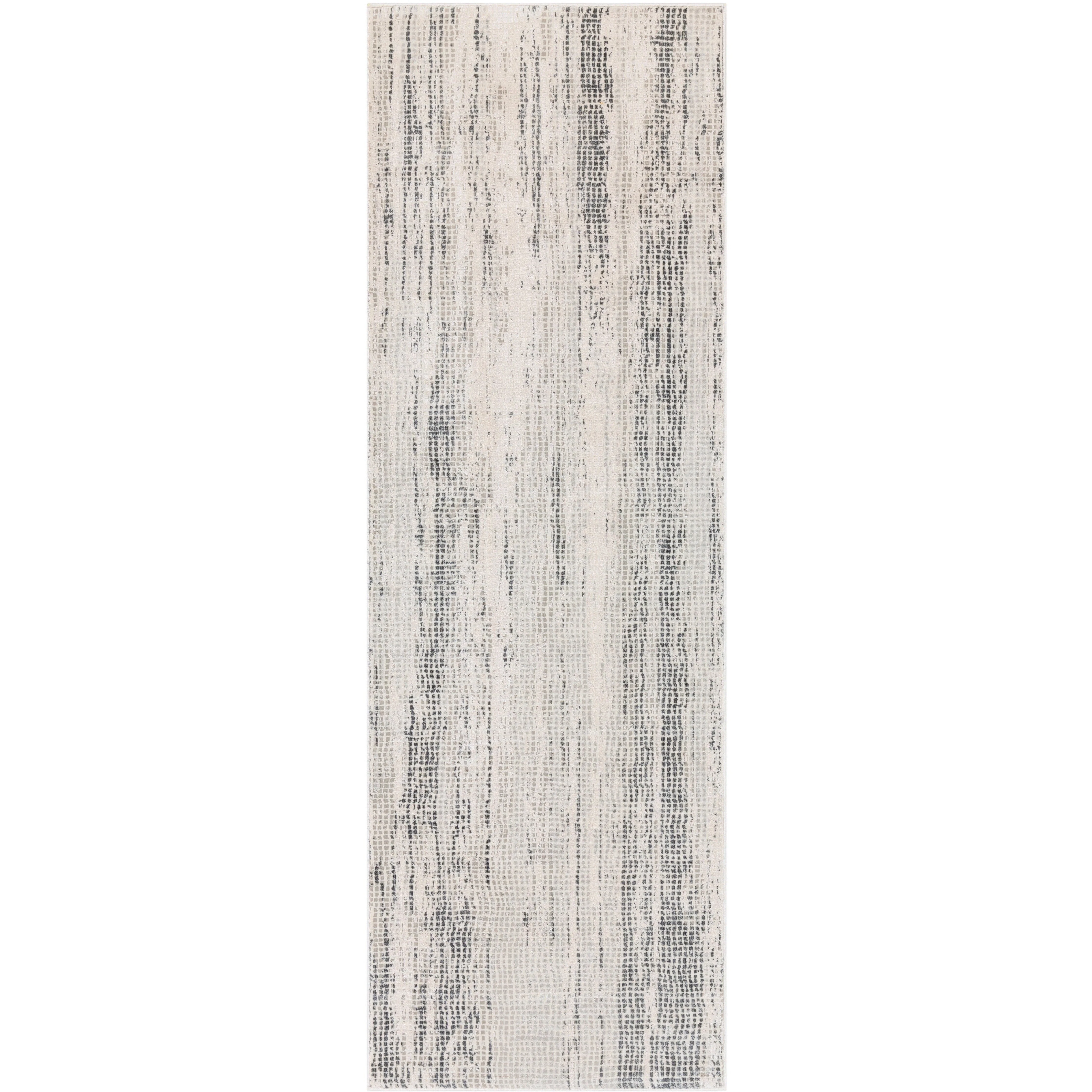 Surya Rugs Aisha Collection Gray, Charcoal, Light Gray & Off White Area Rug AIS-2304 - Image 2