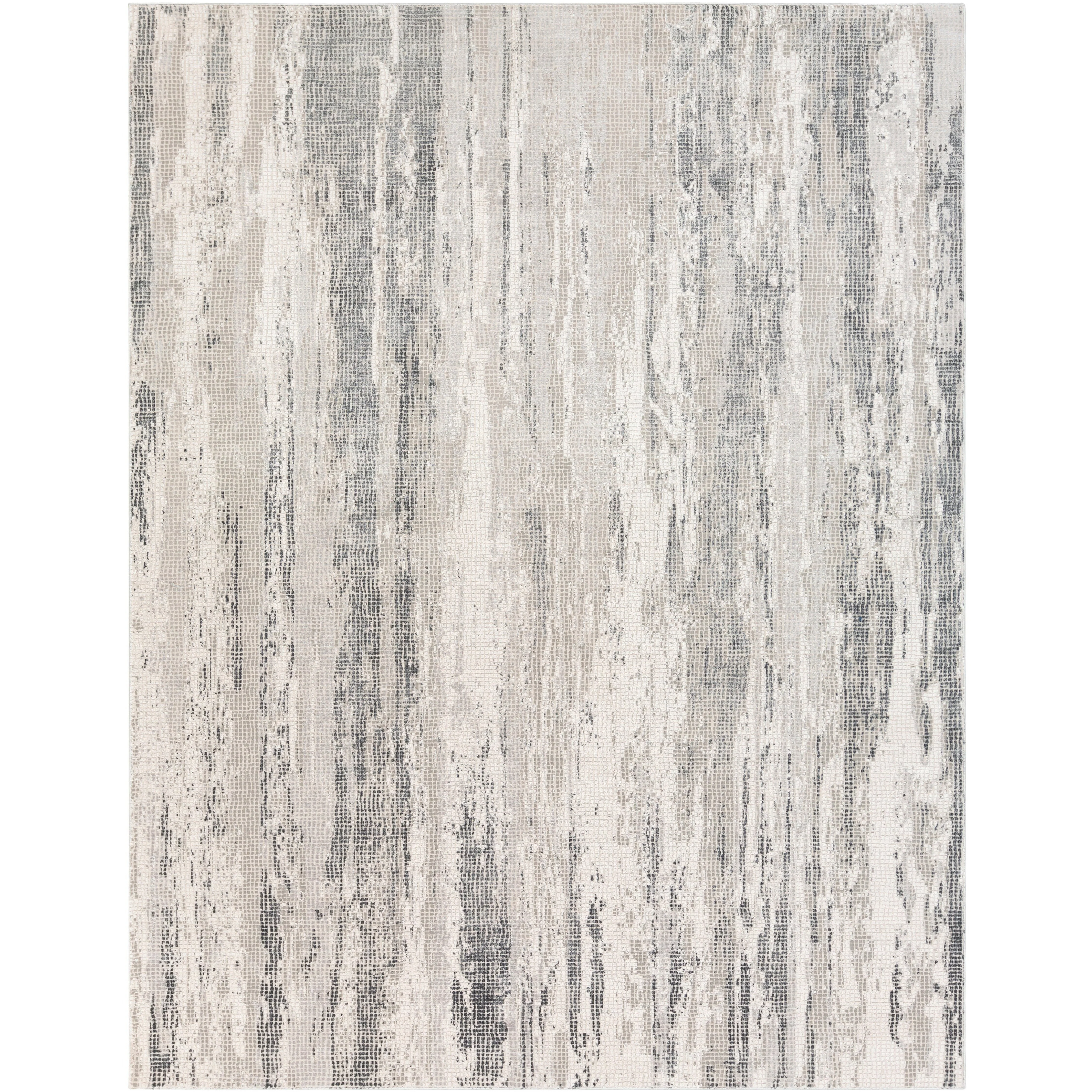 Surya Rugs Aisha Collection Gray, Charcoal, Light Gray & Off White Area Rug AIS-2304 - Image 4