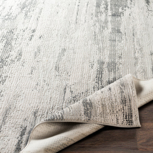 Surya Rugs Aisha Collection Gray, Charcoal, Light Gray & Off White Area Rug AIS-2304 - Image 6