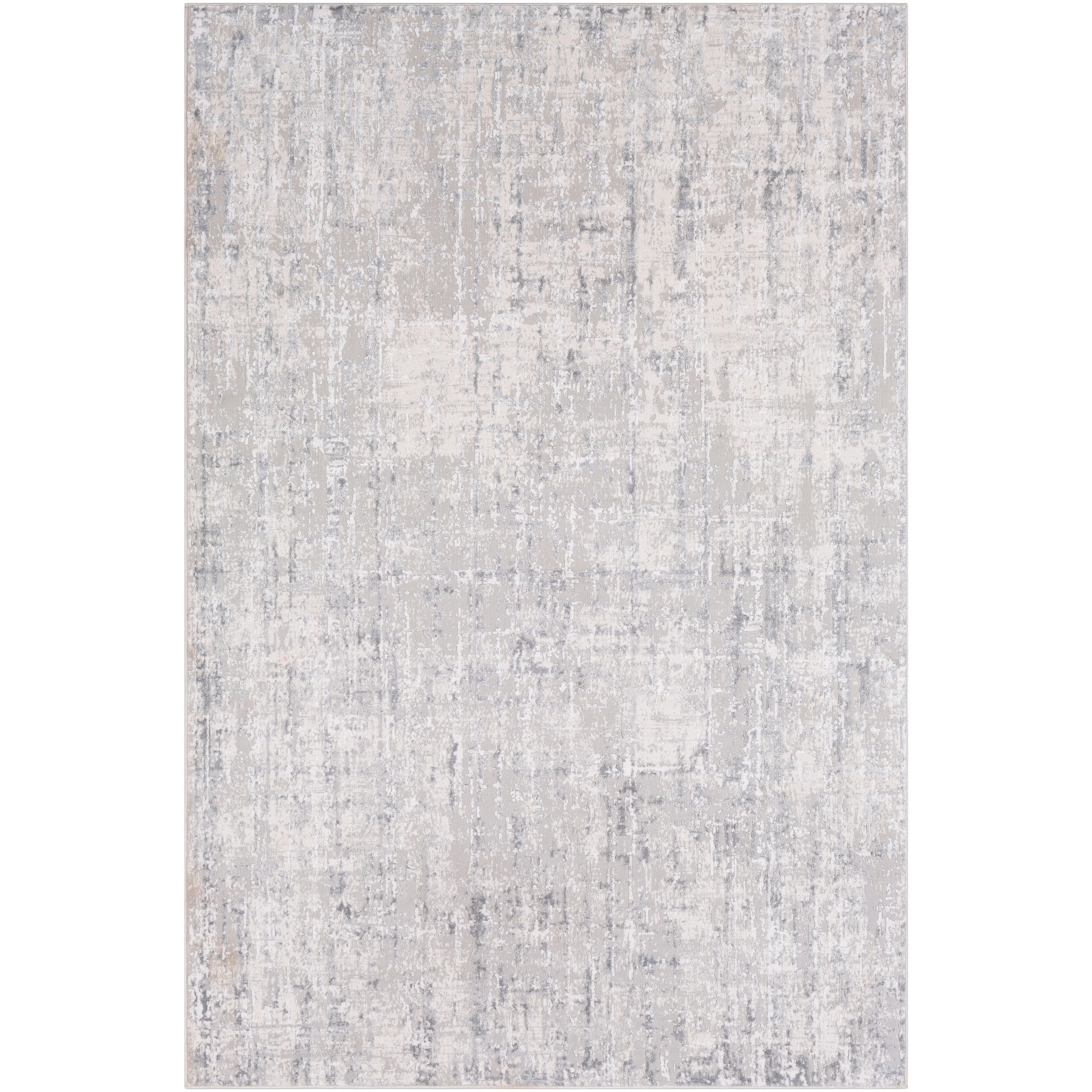 Surya Rugs Aisha Collection Gray, Light Gray & Off White Area Rug AIS-2305