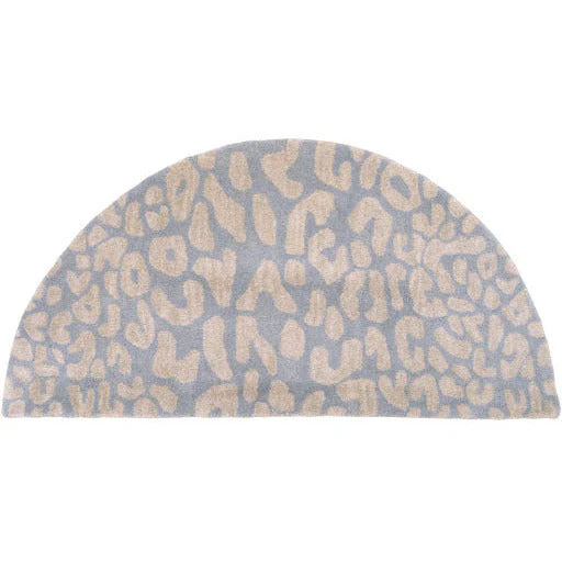 Surya Rugs Athena Collection Slate & Taupe Leopard Animal Print Area Rug ATH-5001 - Image 5