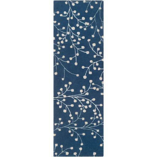 Surya Rugs Athena Collection Ink Blue & Tan Area Rug ATH-5156 - Image 3