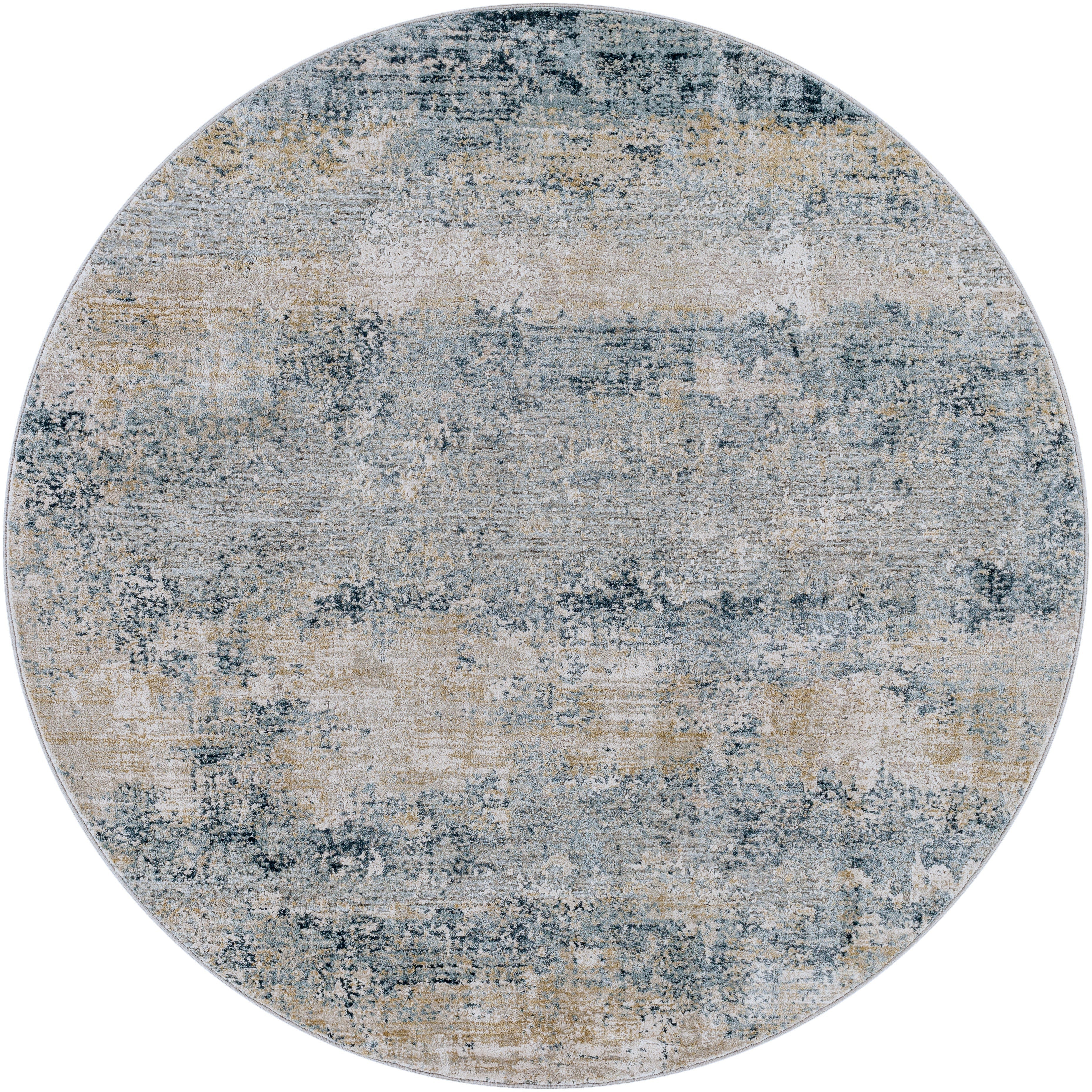 Surya Rugs Brunswick Collection Dusty Sage, Taupe, Light Grey, White, Pale Blue, Olive, Navy & Teal Area Rug BWK-2304 - Image 4