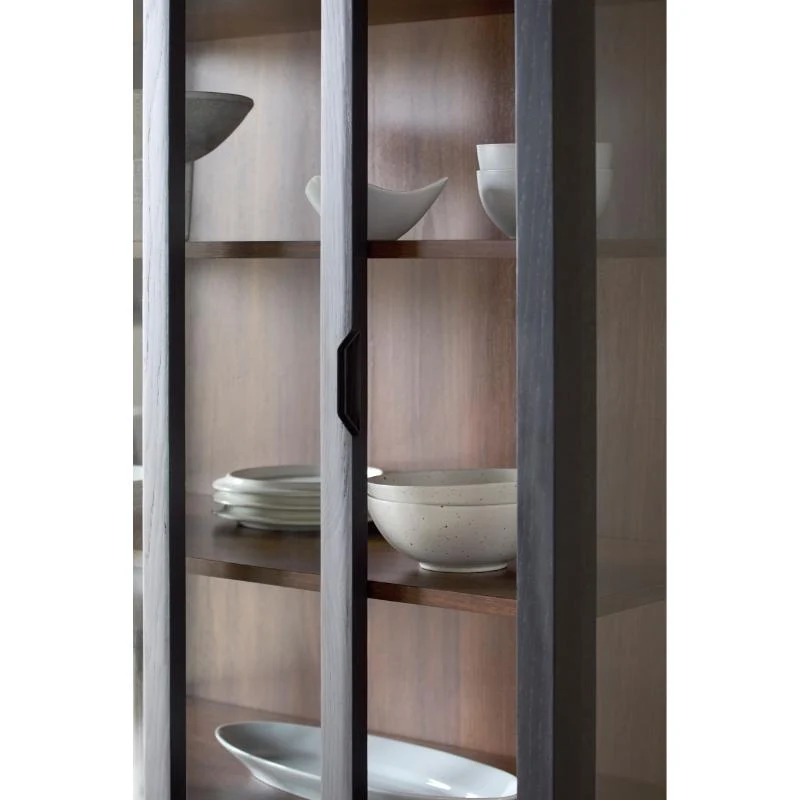 Becki Owens x SURYA Modern Tall Marin Bookcase in Black Stained Oak - Image 6