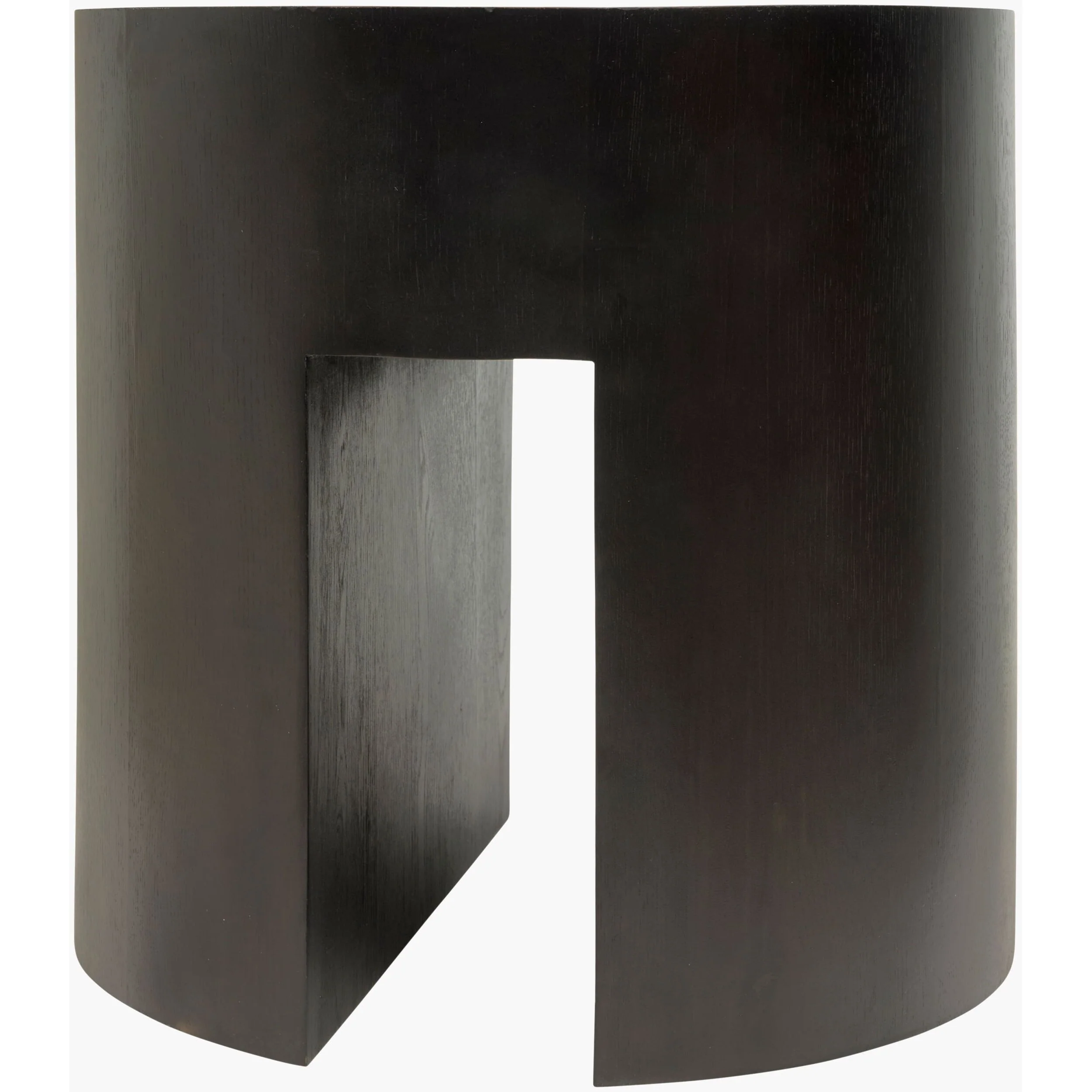 Becki Owens x SURYA Whitly Black Wood End Table - Image 2