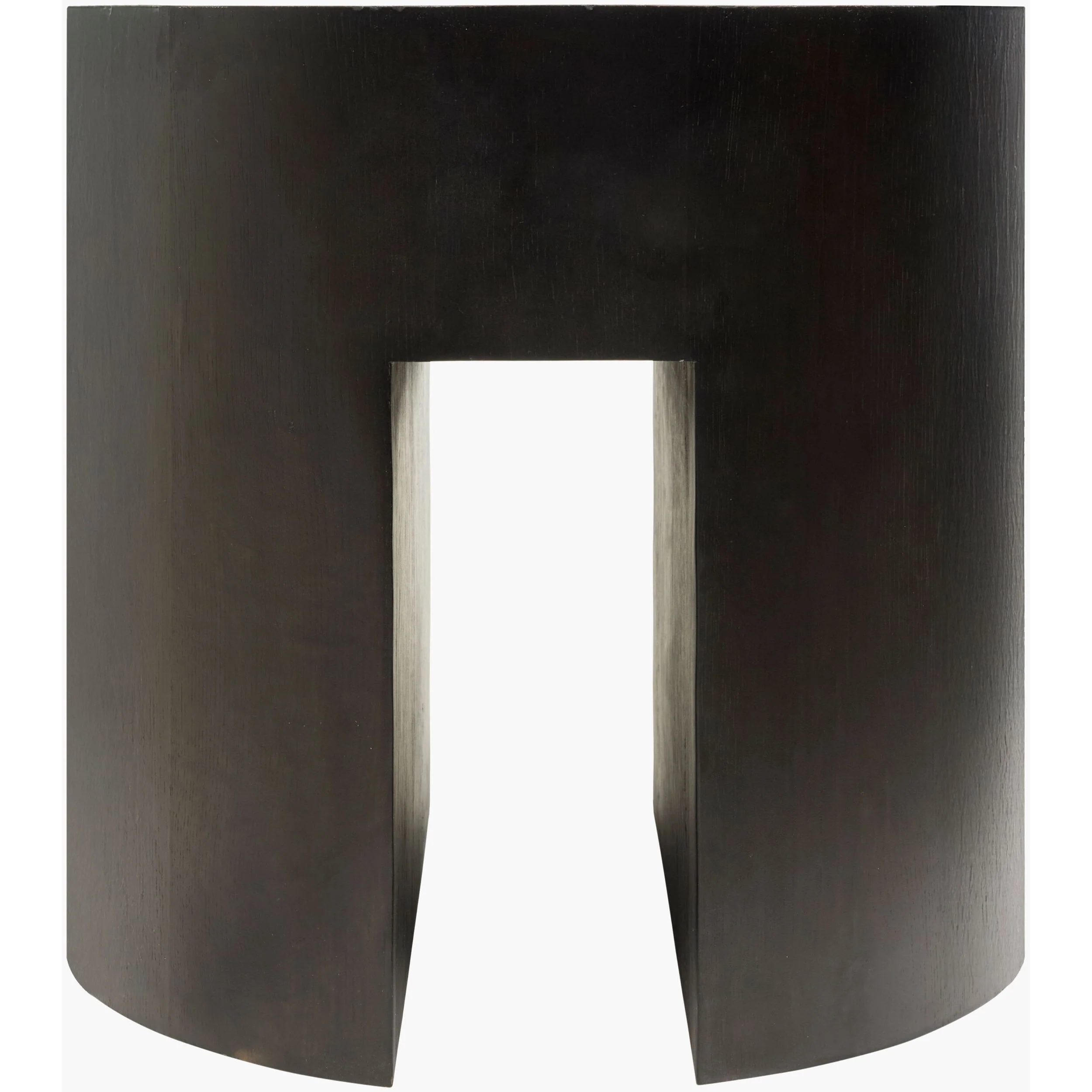 Becki Owens x SURYA Whitly Black Wood End Table - Image 3