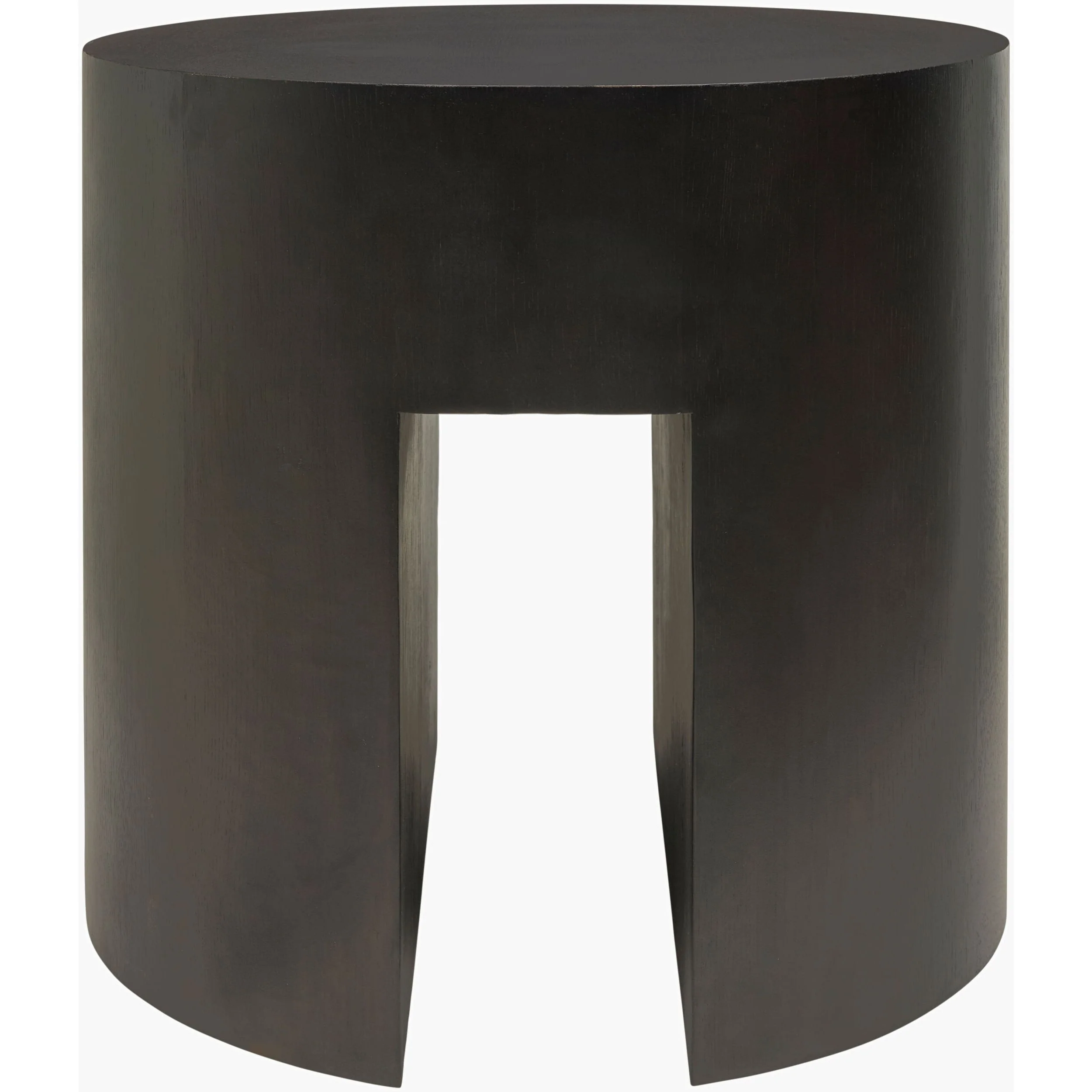 Becki Owens x SURYA Whitly Black Wood End Table - Image 9