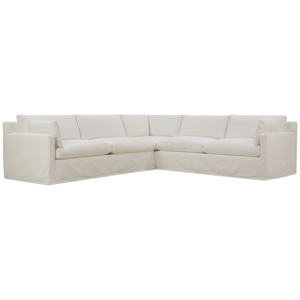 Rowe Furniture Sylvie Slipcovered Sectional  ~ Available To Custom Order In All Fabrics and Configurations