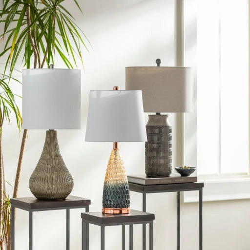 Surya Troyes Modern Gray Wood Top With Black Metal Base Set of 3 Nesting Accent Side Tables TOE-001 - Image 2