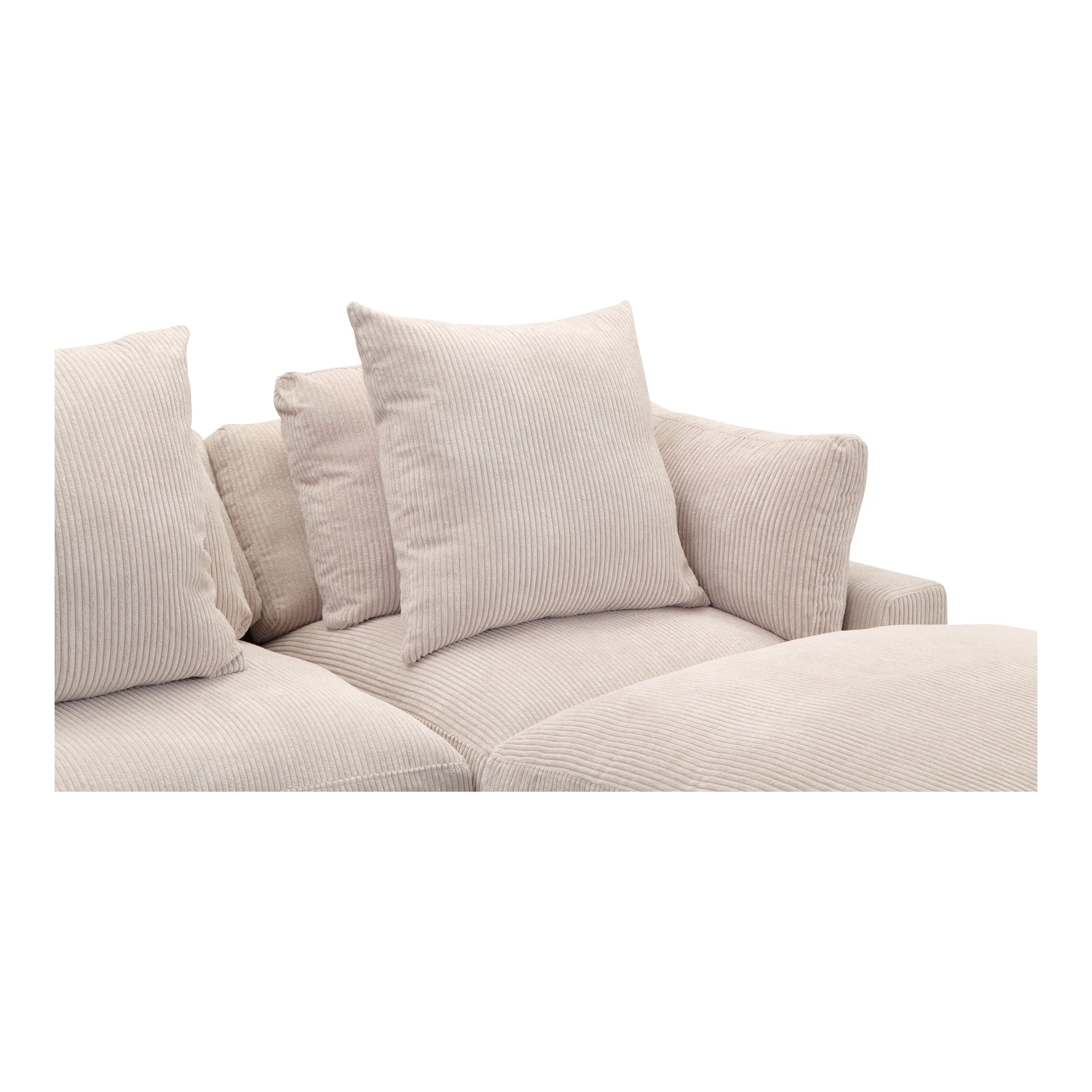 Moe's Home Collection Tumble Lounge Light Brown Modular Sectional - Image 6