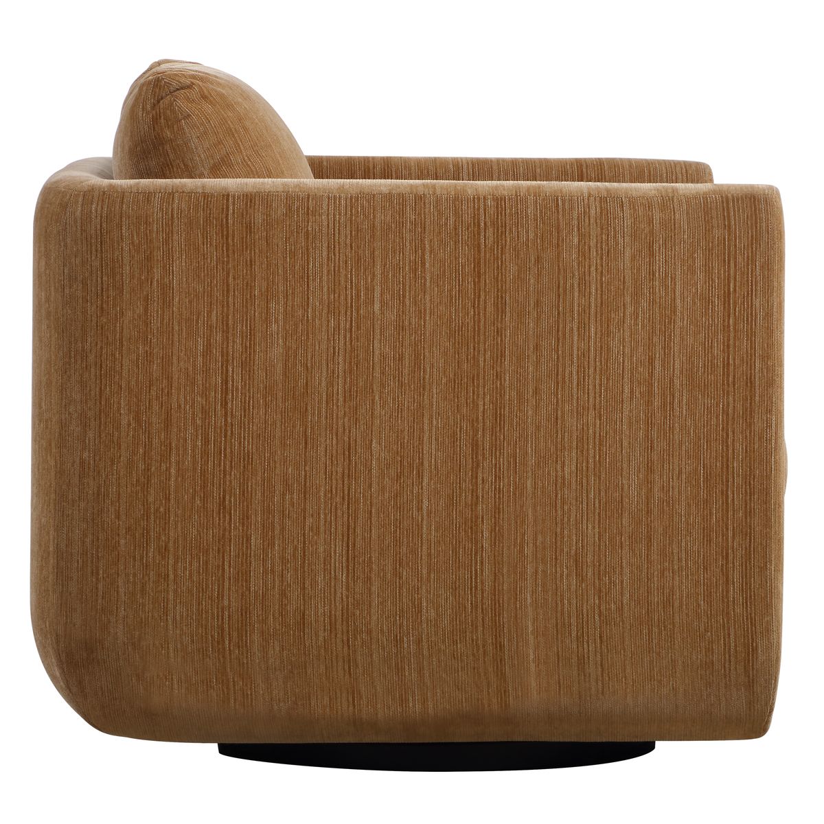 Uttermost Abound Ginger Textured Chenille Swivel Chair - Image 5